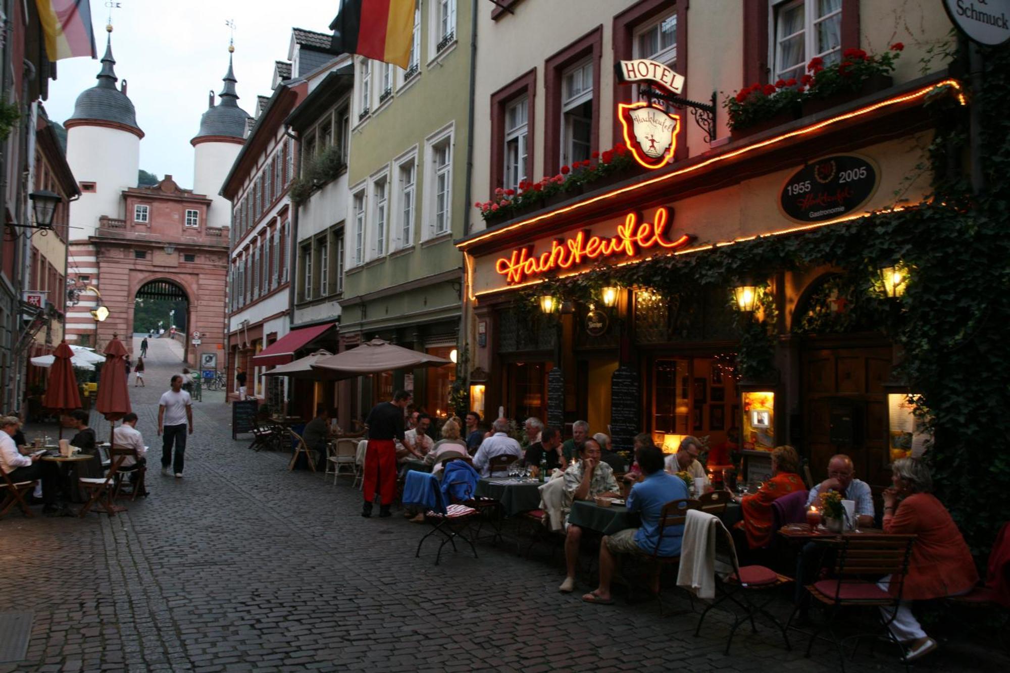 Hotel-Restaurant Hackteufel Heidelberg Exterior foto